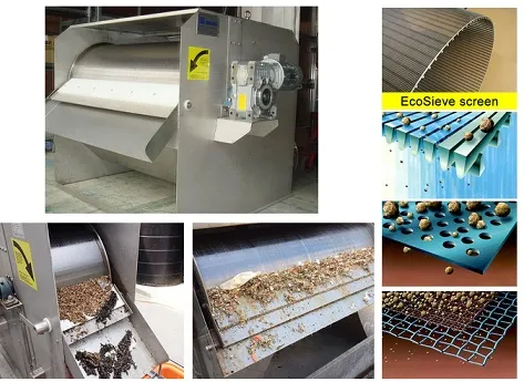 Sewage Treatment Solid Liquid Separation Rotary Drum Filter
