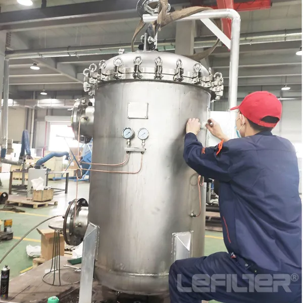 Stainless Steel Bag Water Filter Housing Lfb-4-30X