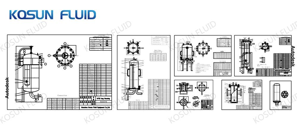 Stainless Steel Multi Cartridge Filter Housing