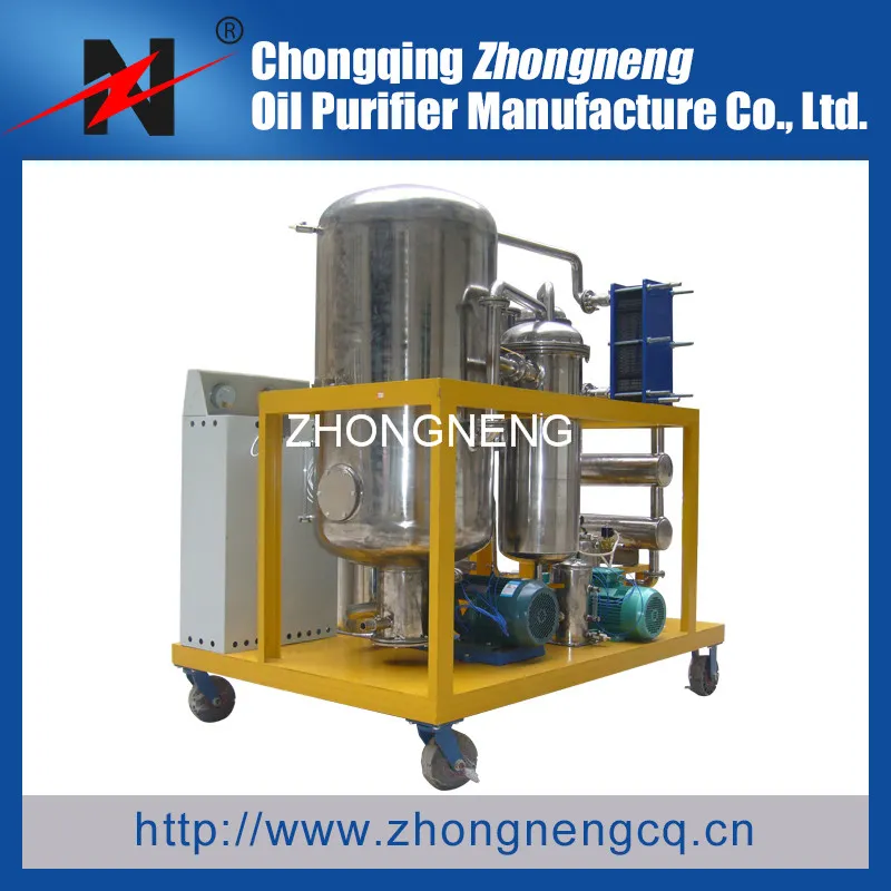 Stainless Steel Type Used Hydraulic Oil Filter/Oil Recycling Machine/Oil Filtering