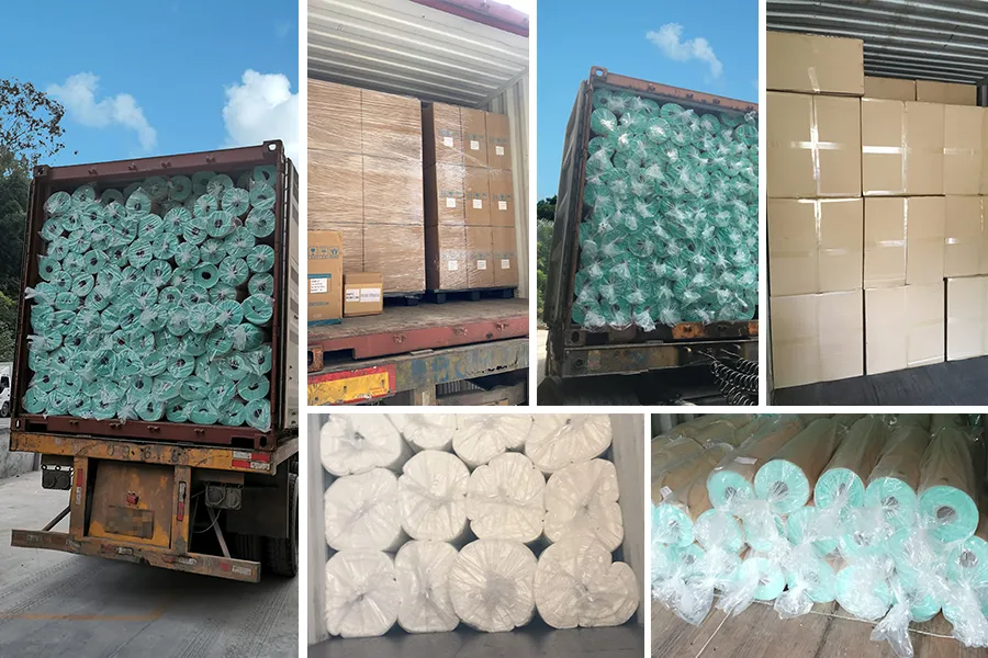 Synthetic Fiber Ceiling Filter Media M5/ F5 for Clean Room