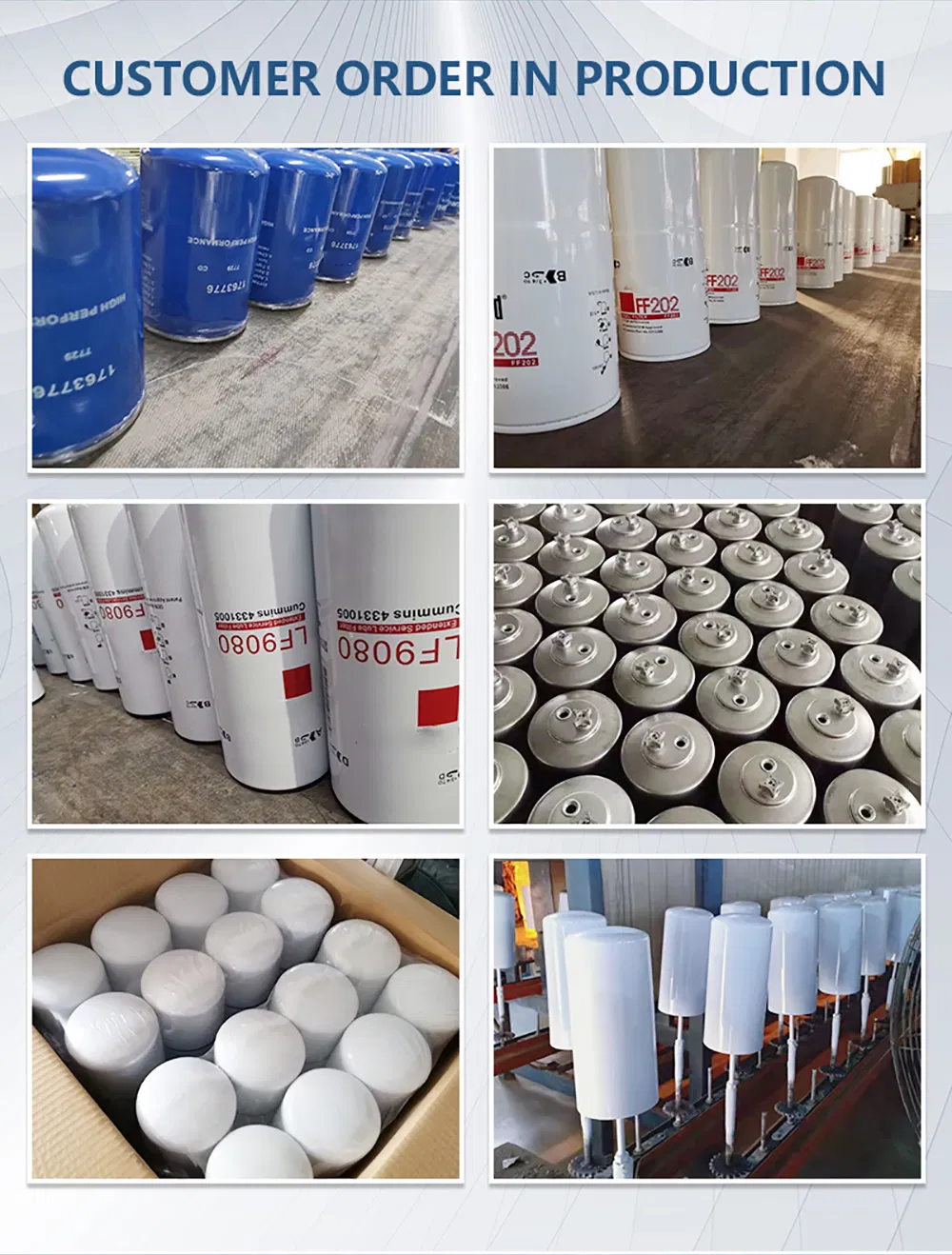 Truck Engine Parts Oil Filter a 541 092 08 05