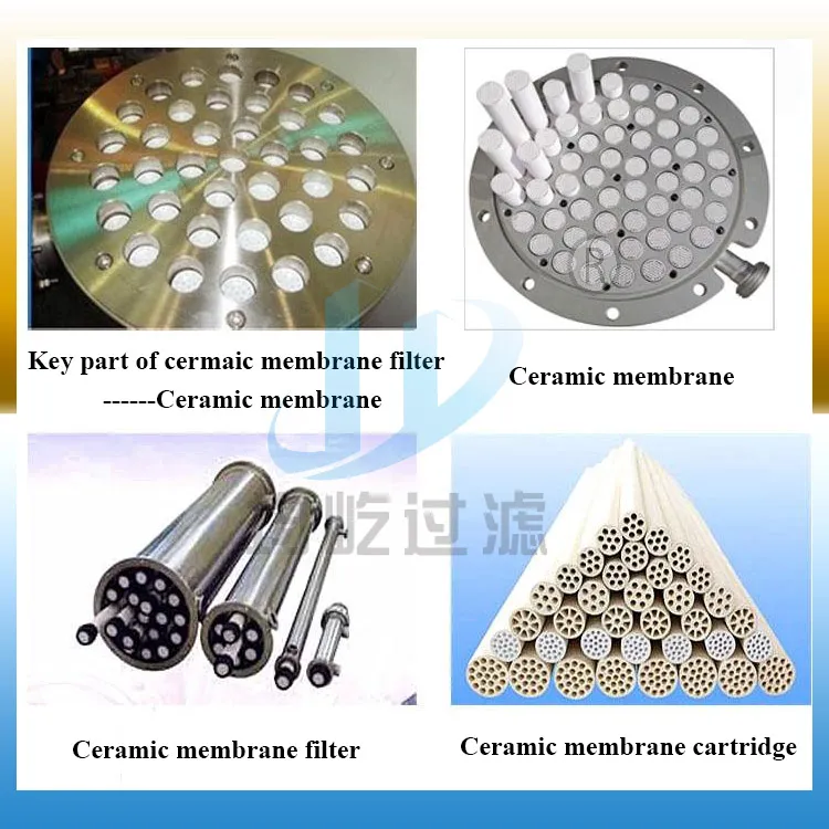 Ultra Filtration Filter / UF Ceramic Ultrafiltration Membrane Milk Ultrafiltration