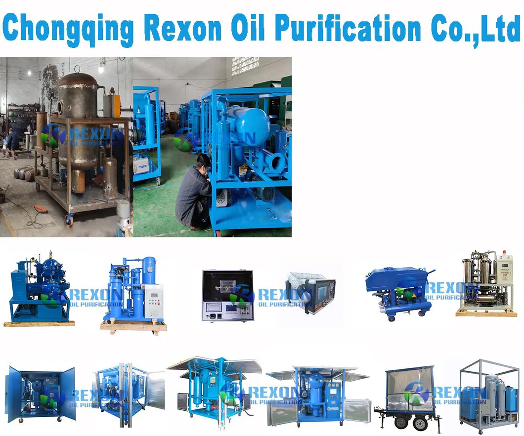 Vacuum Lubricating Oil Purifier for Contaminated Oil Cleaning Process