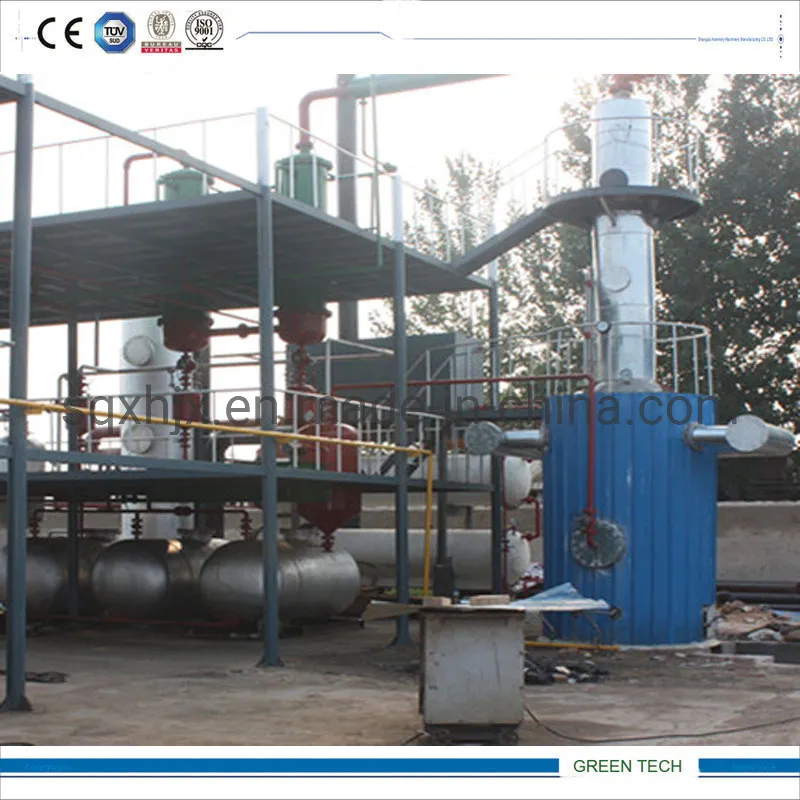 Waste Oil Distillation Refinery Machine 10tpd