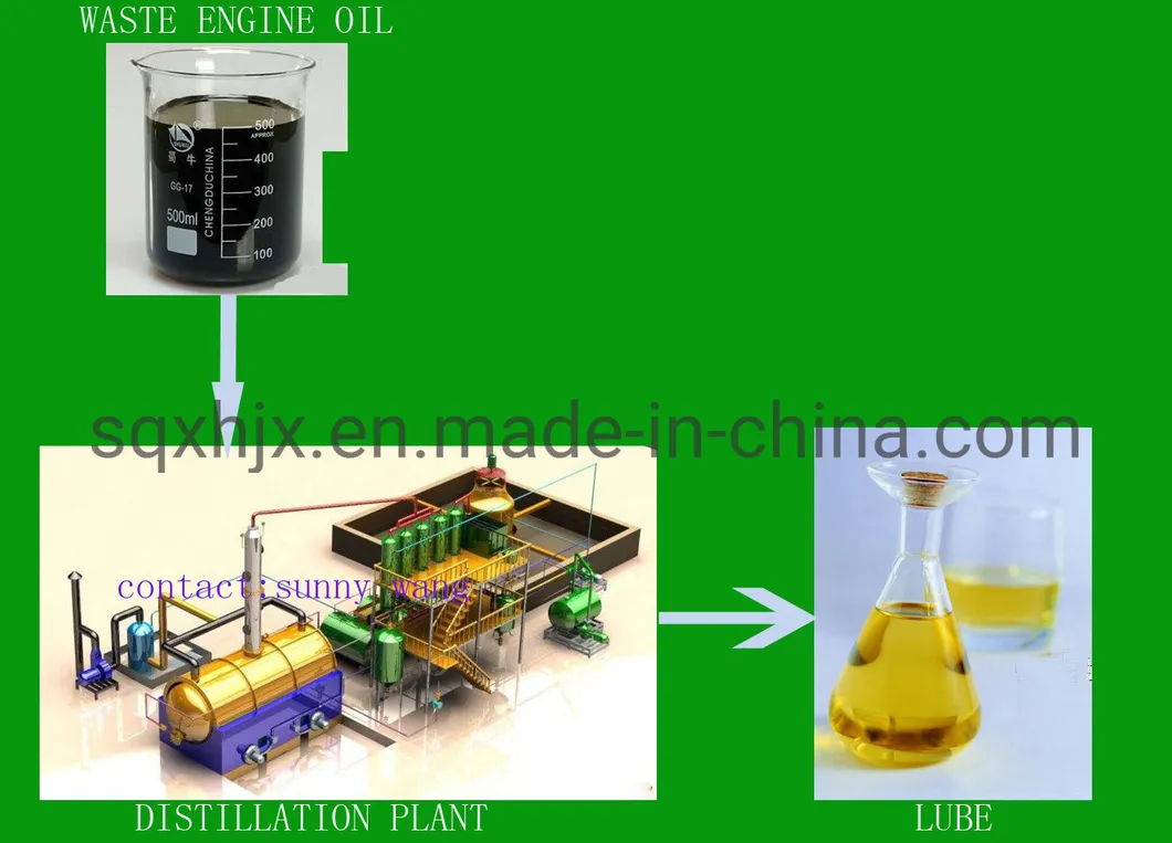 Waste Oil Distillation Refinery Machine 10tpd