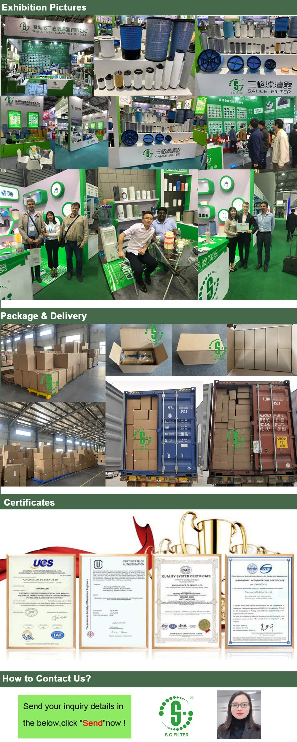 Without Clapboard Air Oil Separator 6.4334.0 Replace for Kaeser